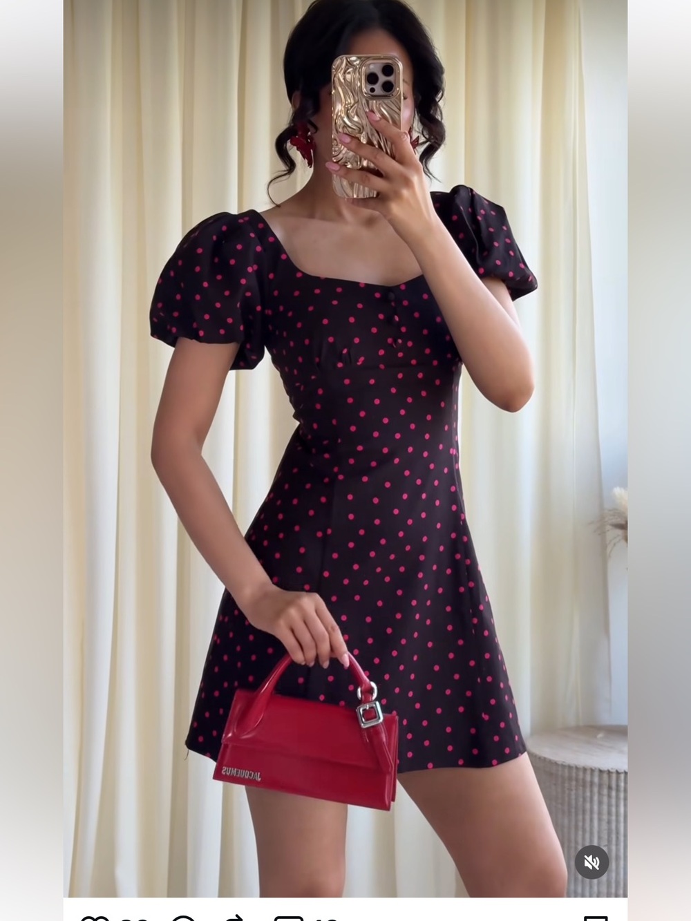 ZARA LINEN BLEND BALLOON SLEEVE
POLKA DOT DRESS